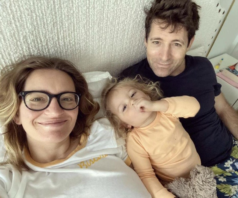 Tony Dokoupil was overwhelmed with emotion as he shared his family is