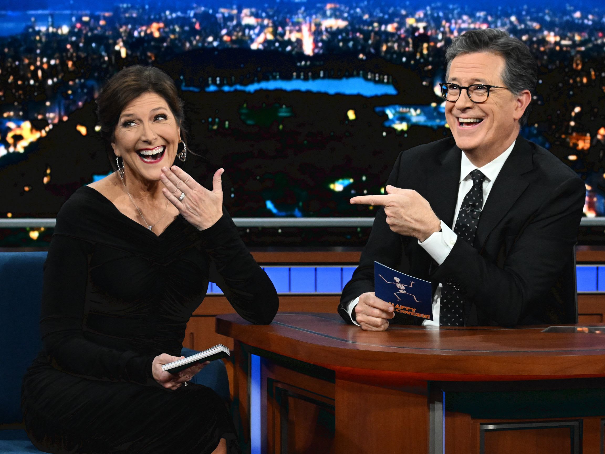 Stephen Colbert’s wife, Evelyn, admitted she feels “terrified” every ...
