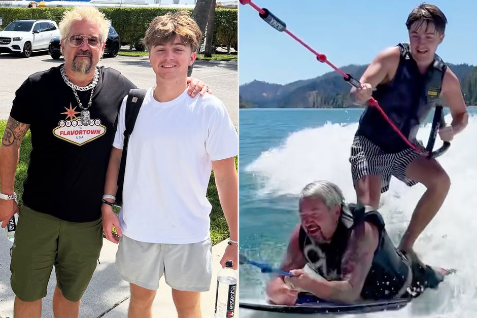 Guy Fieri couldn’t hold back his emotions as he opened up about his son ...